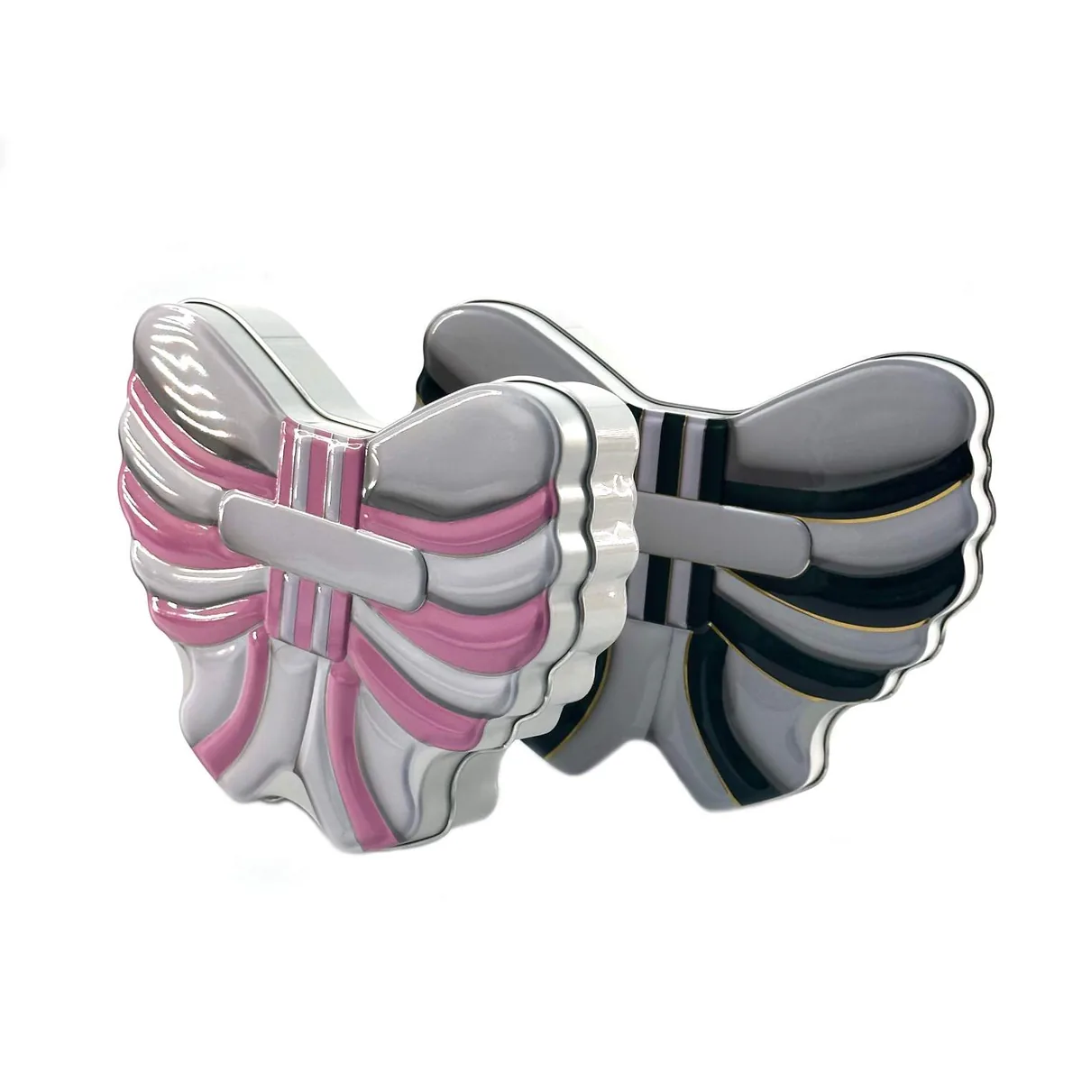 Butterfly-Shaped Cosmetic Gift Tin 177×136×30mm SPS-058 front view