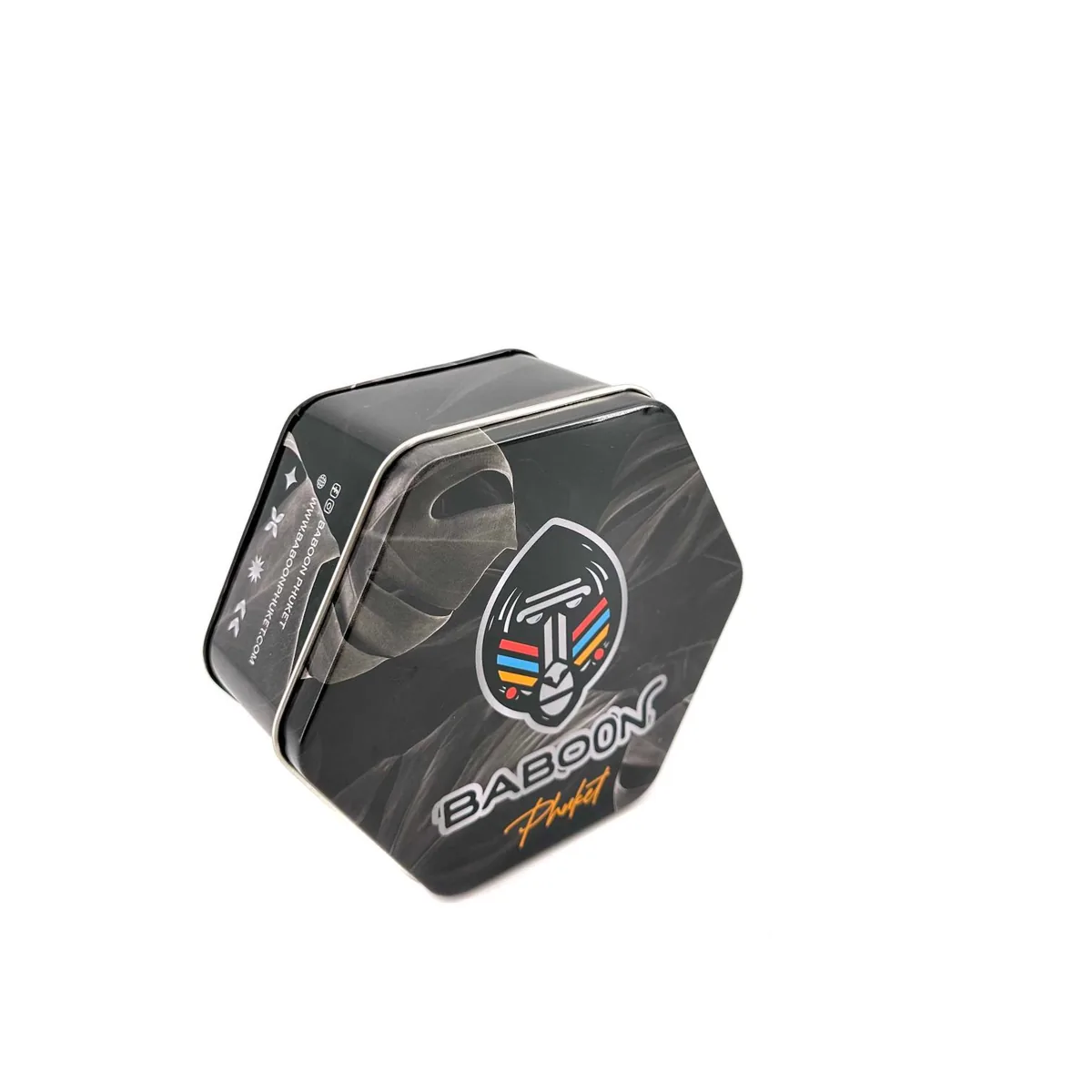 Custom Logo-Shaped Promotional Tin 153×153×62mm SPS-041 detail view