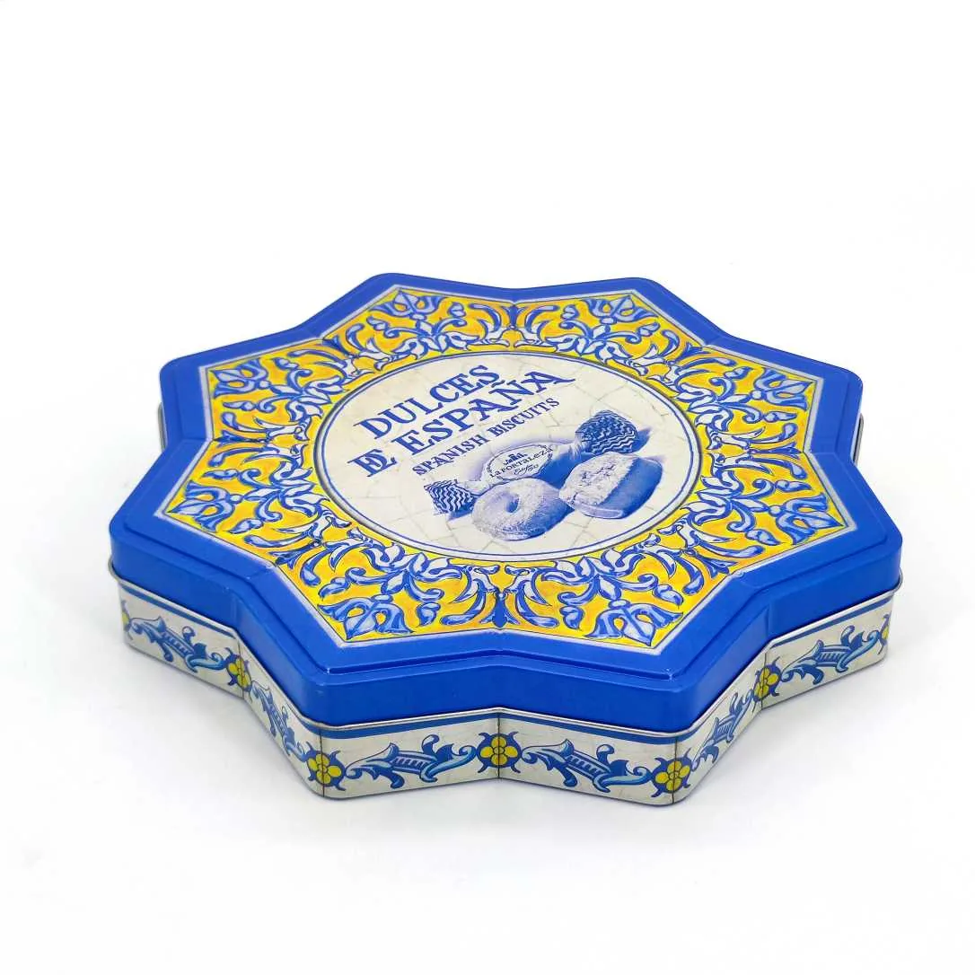 Large Seasonal Gift Tin 260×260×48mm SPS-080 front view
