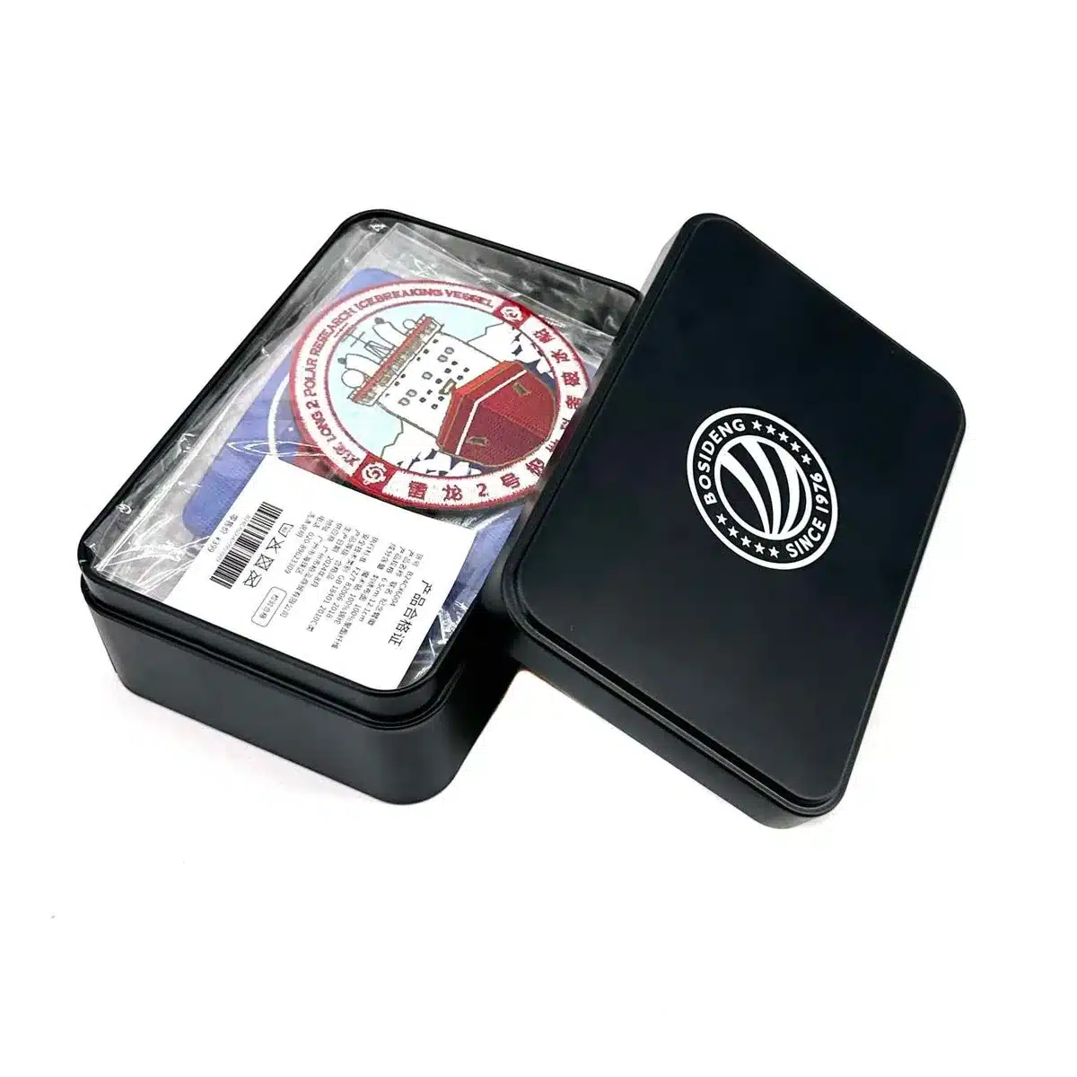 Rectangular Cookie Tin 150×100×50mm RE-0101 detail view