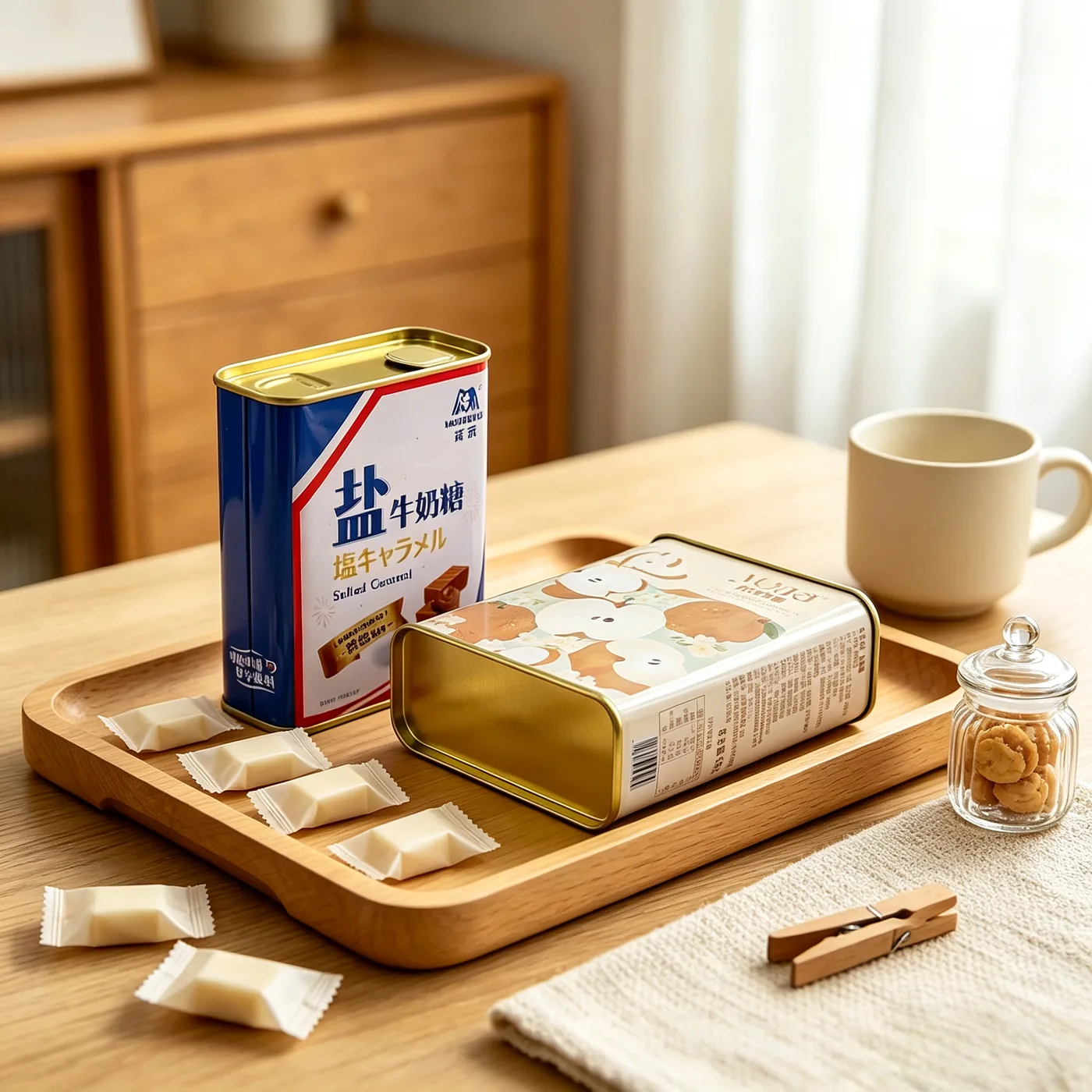 Rectangular Food Storage Tin Set — Food Storage Packaging Reference JM-FST-003