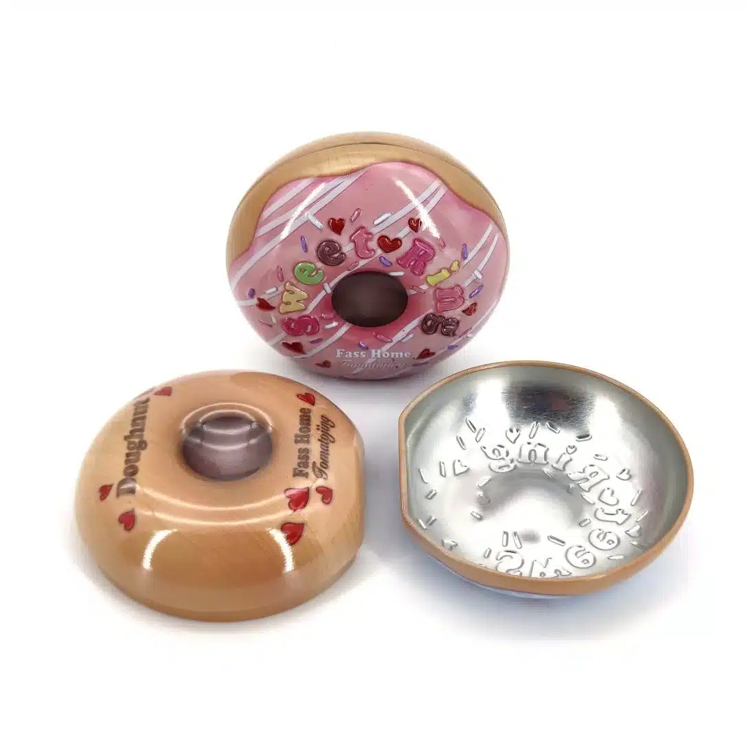 Special-Shaped Gift Tin 80×76×38mm SPS-008 detail view