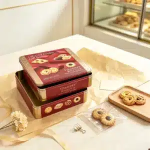 Stackable Square Gift Tin Set — Gift Packaging Reference JM-GFT-001