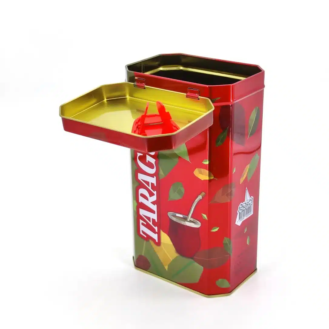 Tall Promotional Tin 122×85×215mm SPS-029 detail view