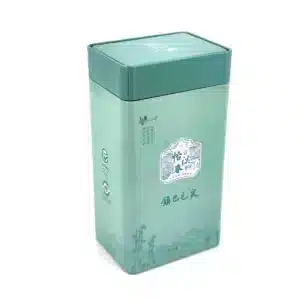 Tall Rectangular Tea Canister 88×66×162mm RE-0024 front view