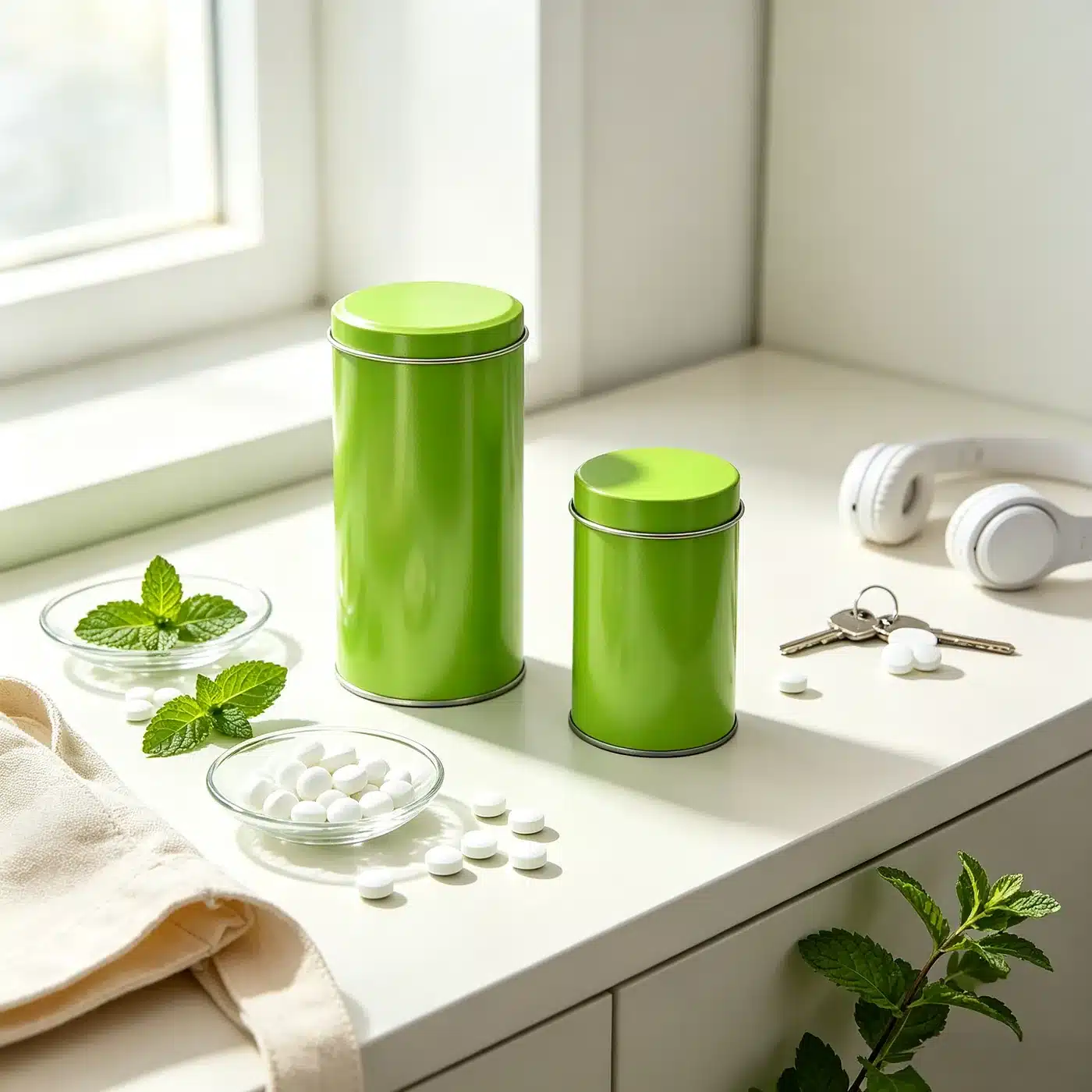 Tall Round Mint Tin Set — Mint Packaging Reference JM-MNT-003