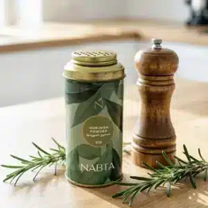 Tall Round Spice Tin Canister — Spice Packaging Reference JM-SPI-001