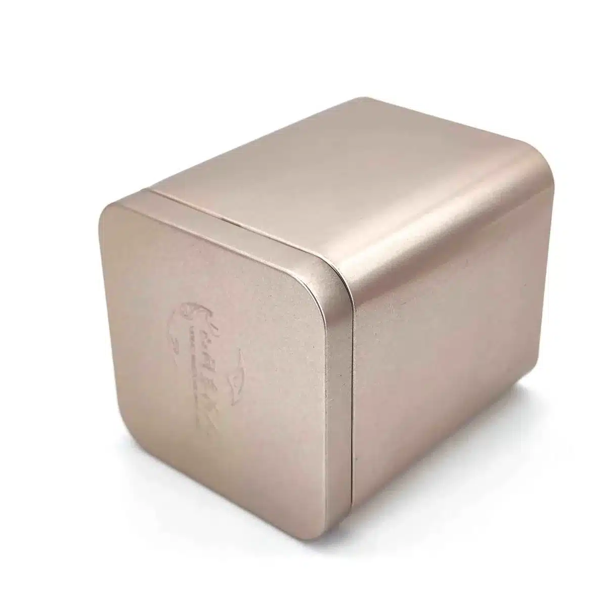 Tall Square Tea Tin 100×100×125mm – view 2