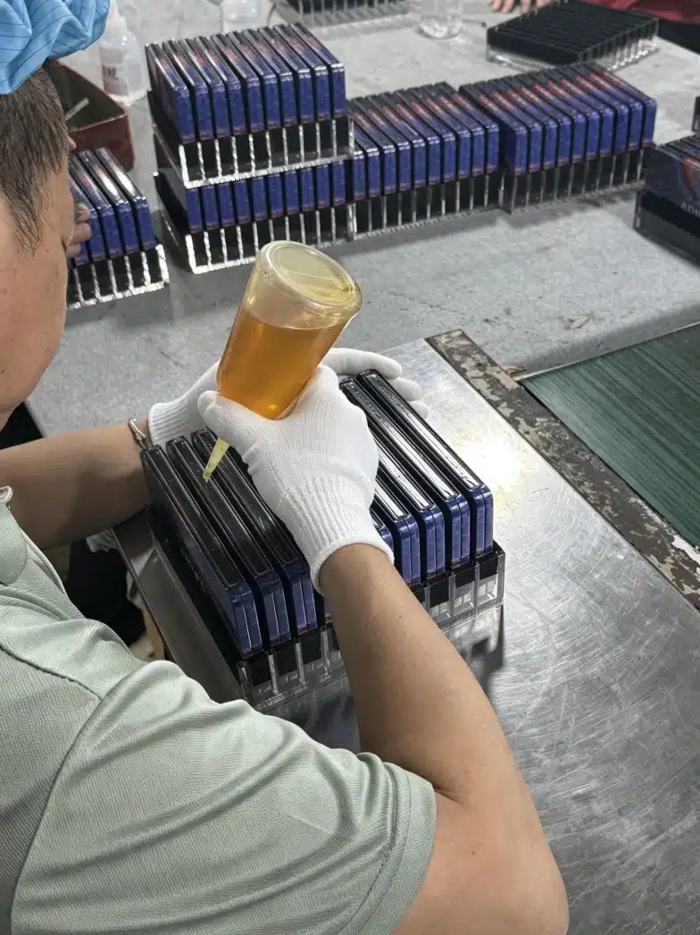 Handling the fitted palette components